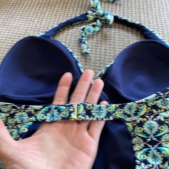 Merona one piece swimsuit (sz m) - Picture 3 of 9